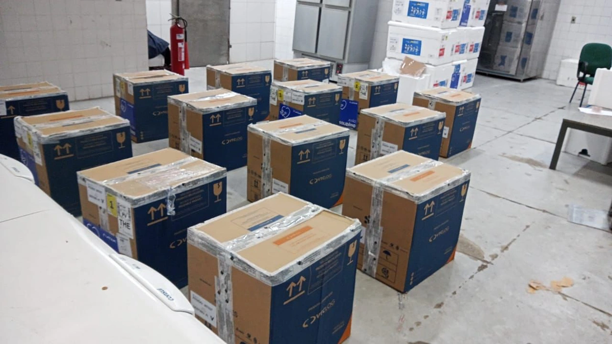 Estado do Piauí recebe mais de 200 mil vacinas contra a covid-19