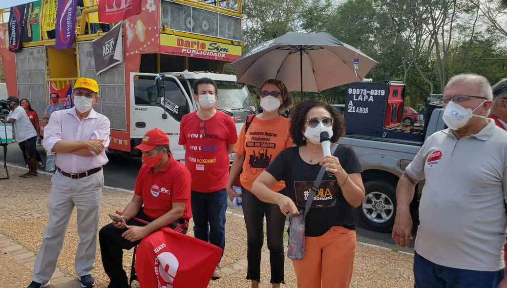 Evento contra o presidente em Teresina