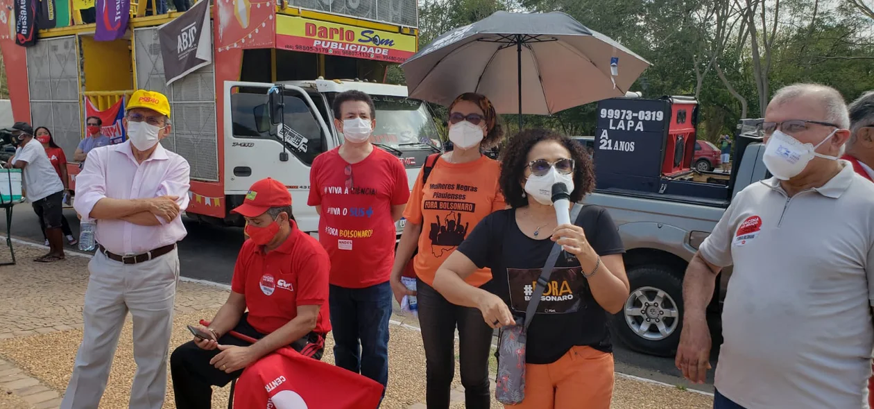 Evento contra o presidente em Teresina