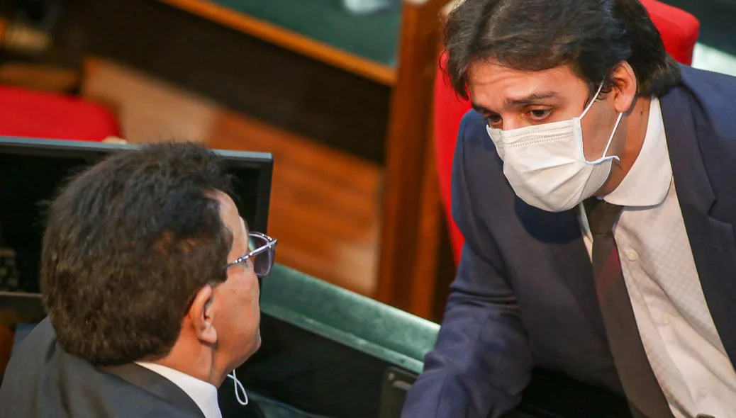 Flávio Júnior conversa com Zé Santana