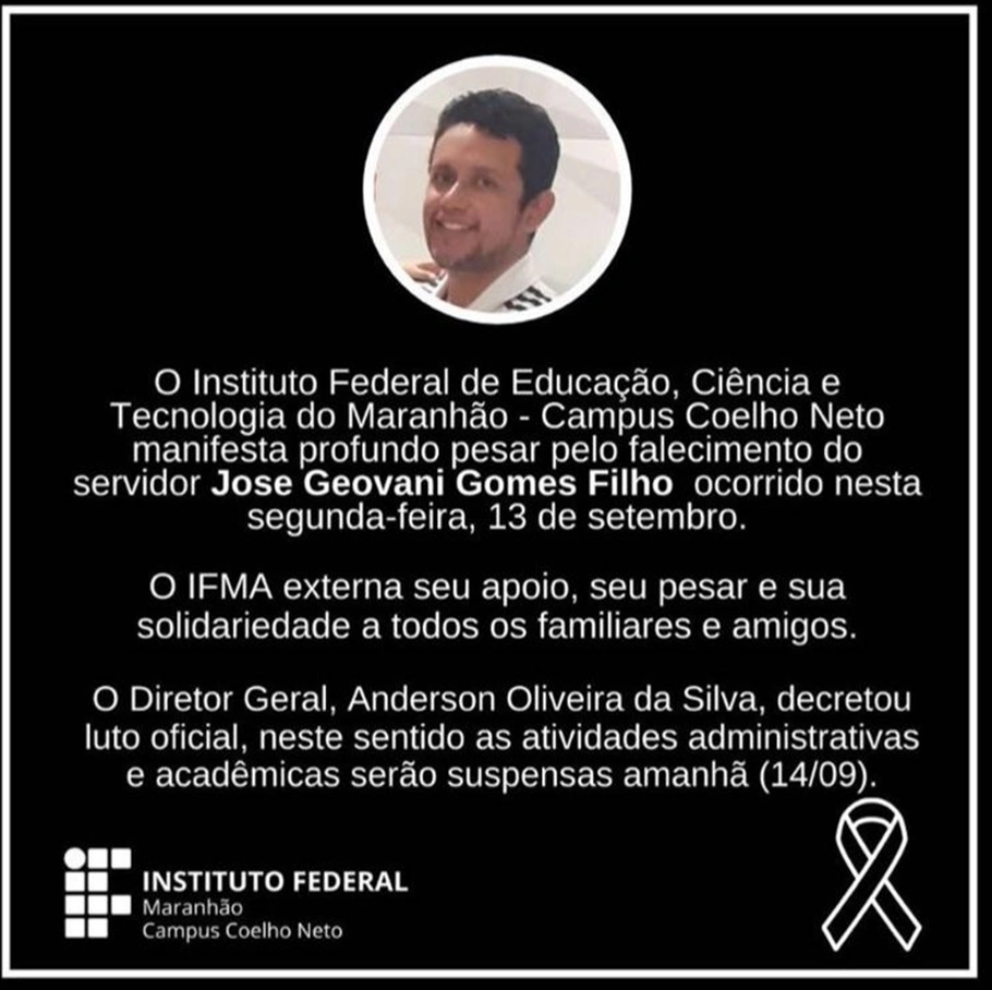 IFMA lamenta morte de José Geovani