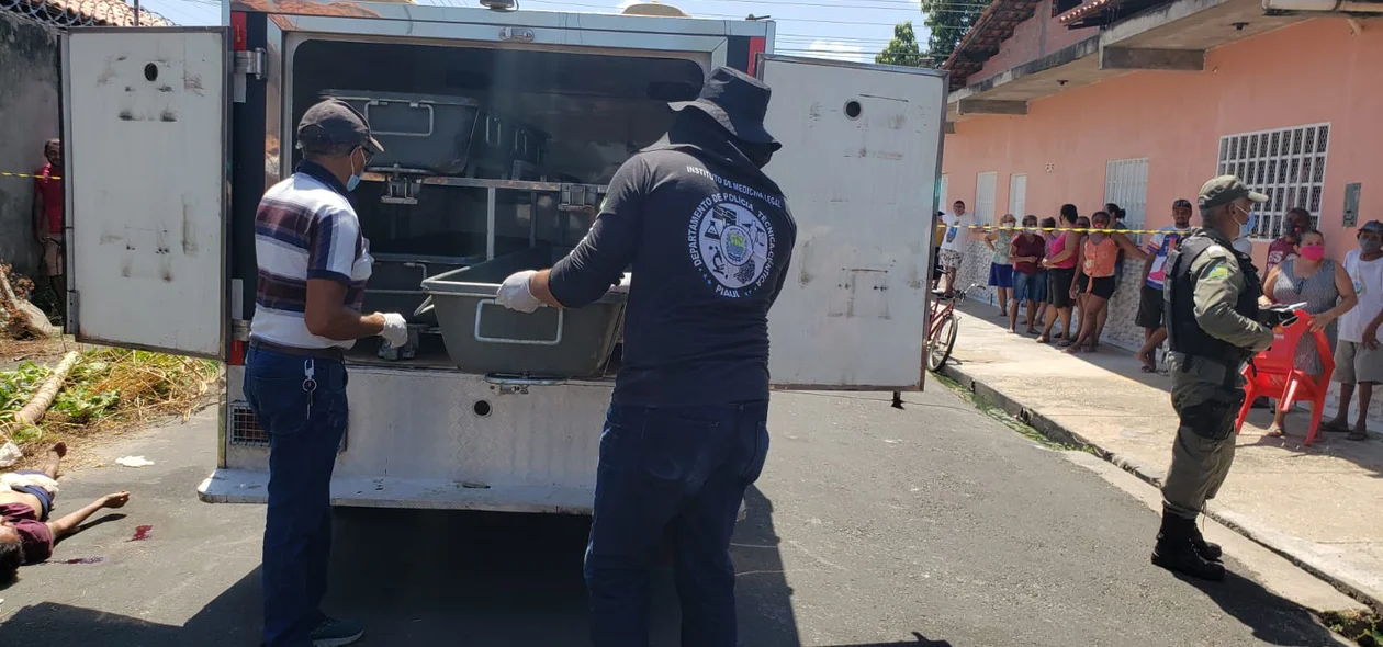 IML fez a remoção do corpo da vítima