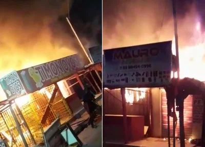 Incêndio na Ceasa de Timon