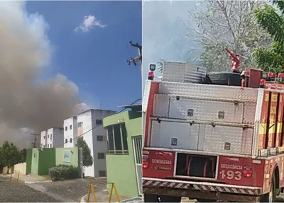 Incêndio no condomínio Bem Viver I em Teresina