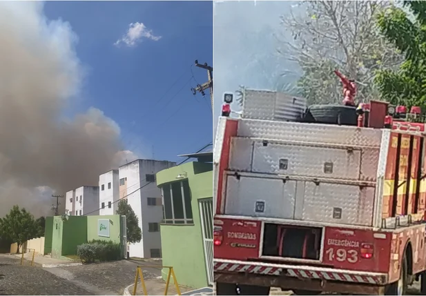 Incêndio no condomínio Bem Viver I em Teresina