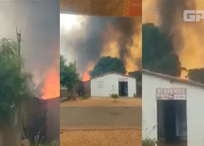 Incêndio registrado em Valença do Piauí