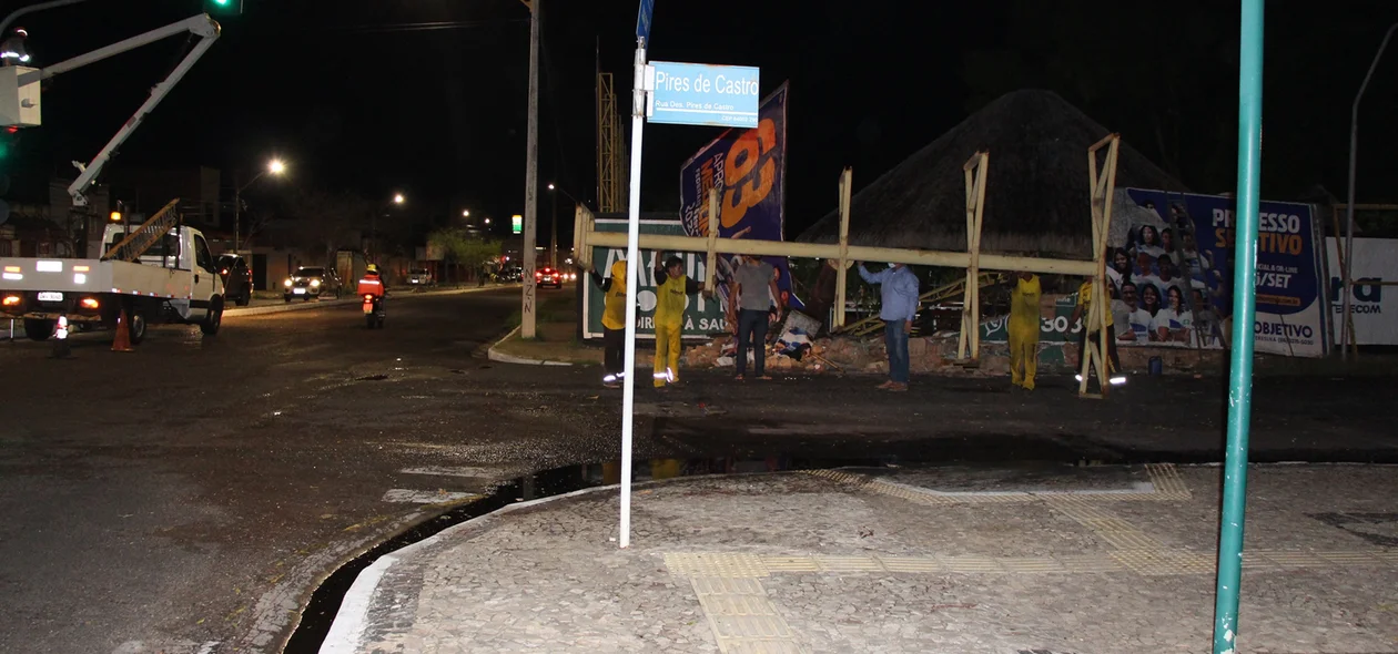 Incidente ocorreu no início da noite
