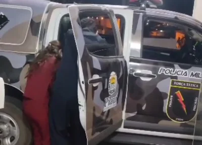 Jovem dá à luz dentro de viatura da PM em Corrente
