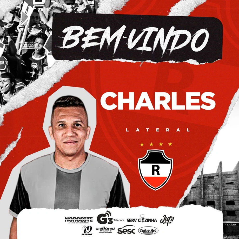 lateral Charles é anunciado pelo River