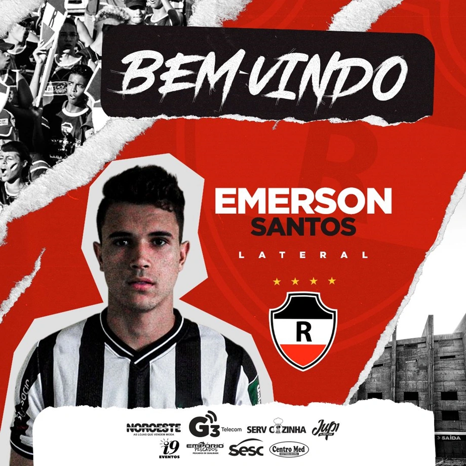 Lateral Emerson Santos é anunciado pelo River