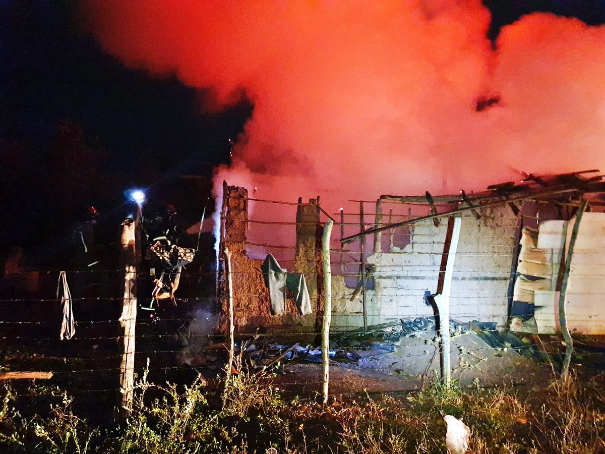 Local incendiado pelo acusado