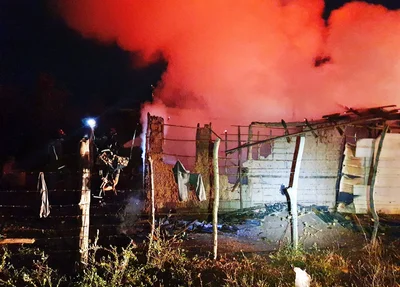 Local incendiado pelo acusado