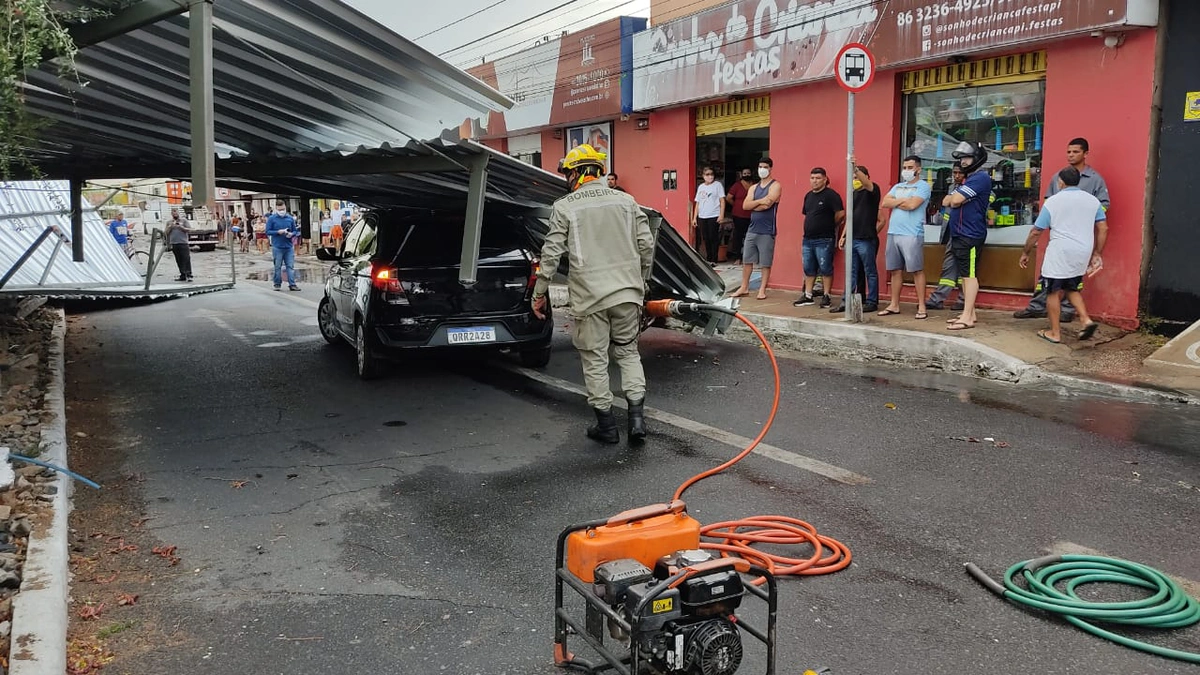 Local onde ocorreu o acidente com a estrutura