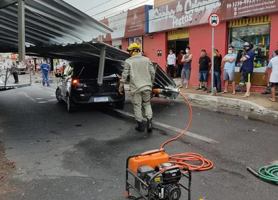 Local onde ocorreu o acidente com a estrutura