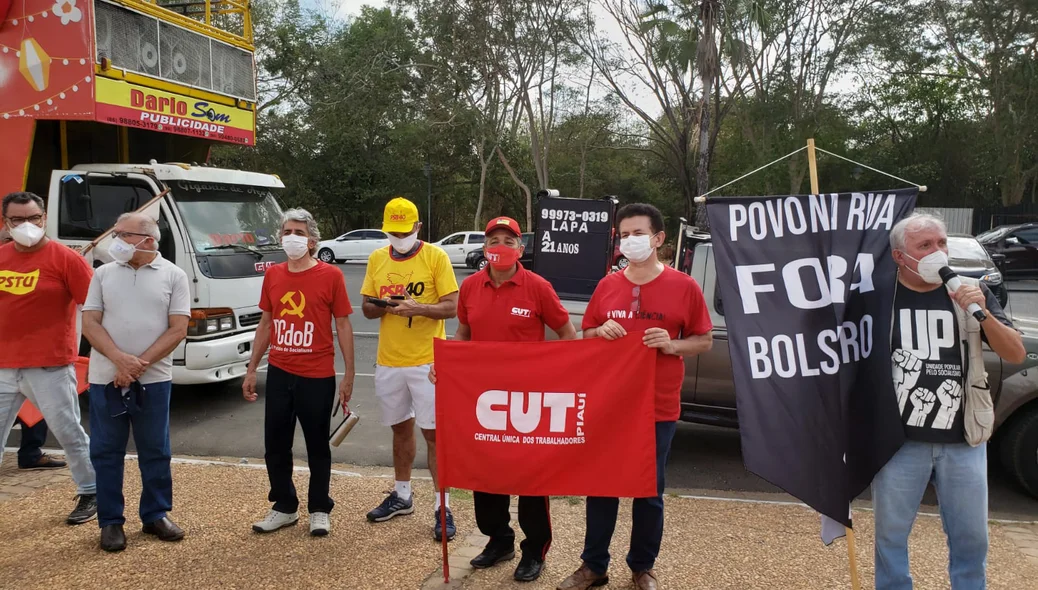 Manifestação contra o presidente Jair Bolsonaro