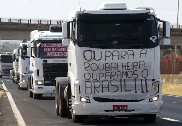 Manifestação dos caminhoneiros