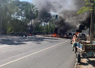 Manifestação dos carroceiros na Câmara de Teresina