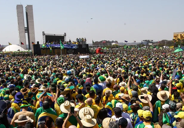 Manifestação Pró-Bolsonaro de 7 de Setembro na Esplanada dos Ministérios em Brasília