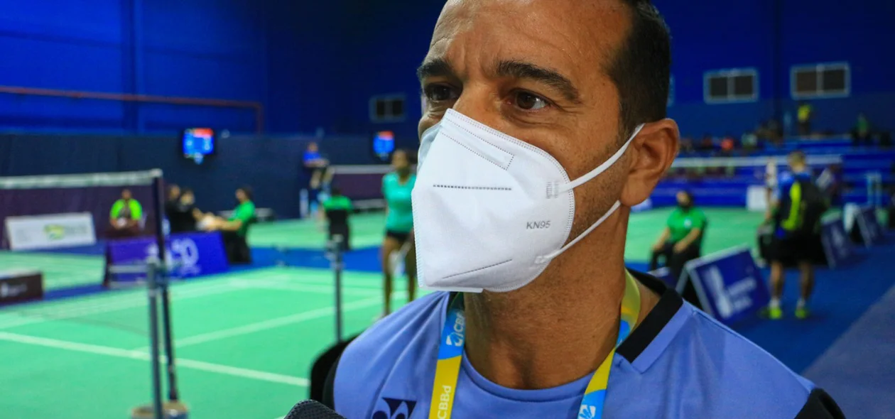 Marcos Paulo, técnico da Seleção Brasileira de Badminton