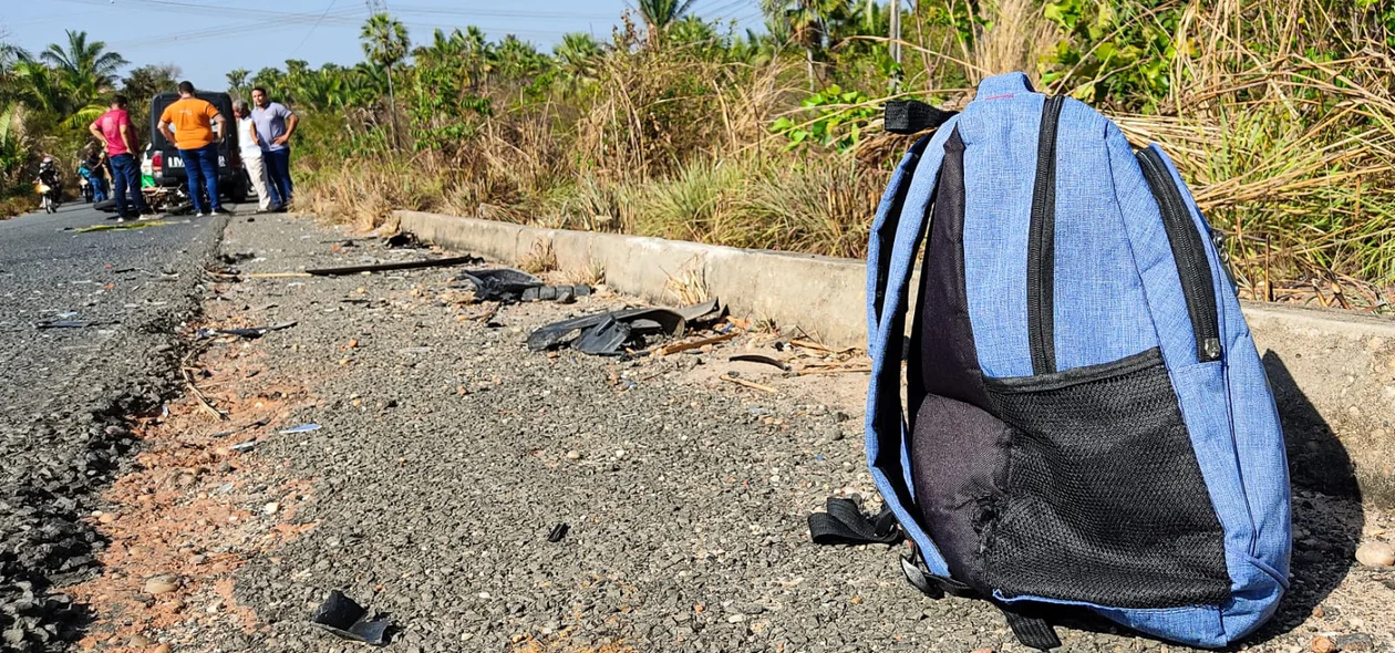 Mochila pertencia a vítima