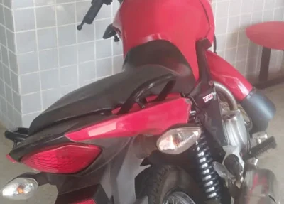 Motocicleta apreendida