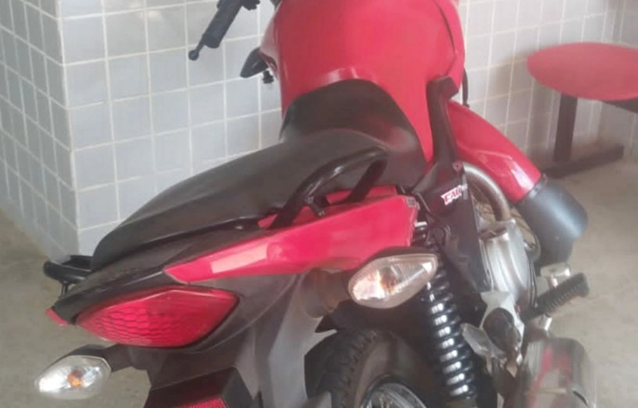 Motocicleta apreendida