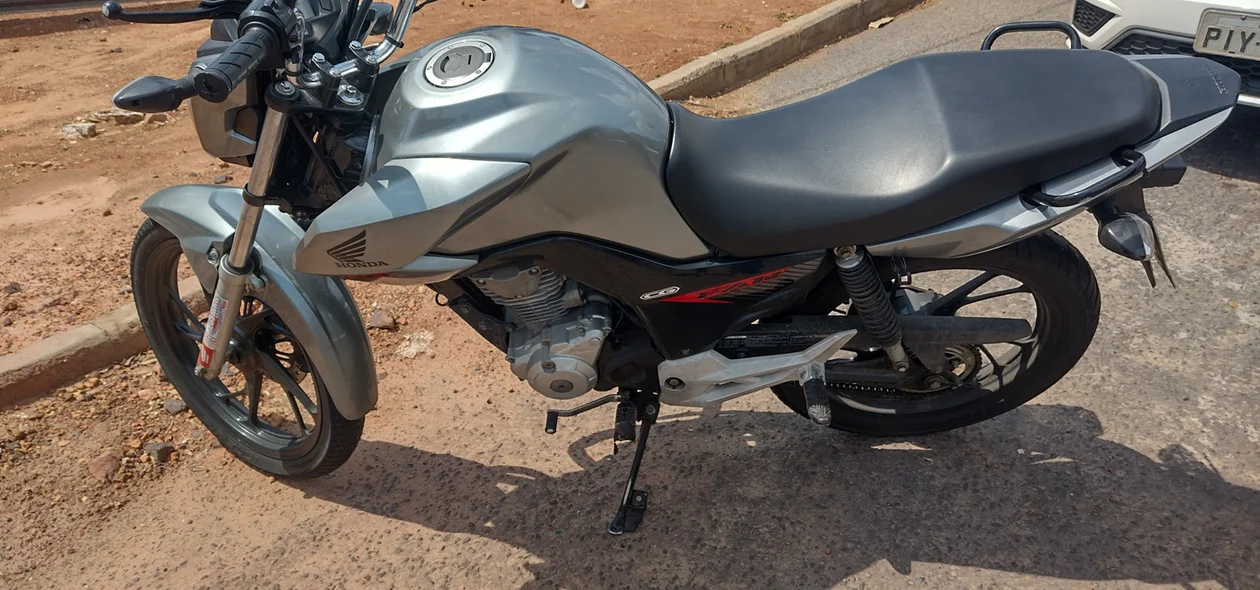 Motocicleta da vítima