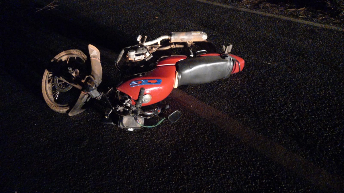 Motocicleta das vítimas
