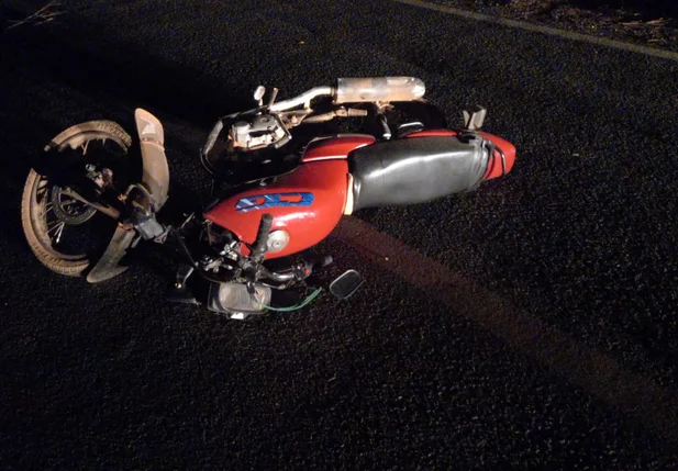 Motocicleta das vítimas