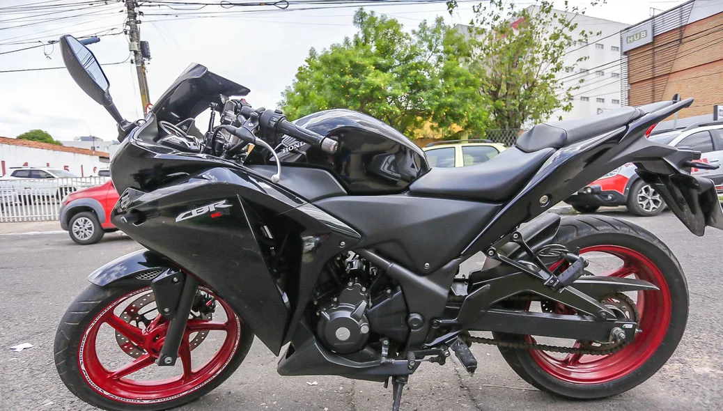 Motocicleta do acusado