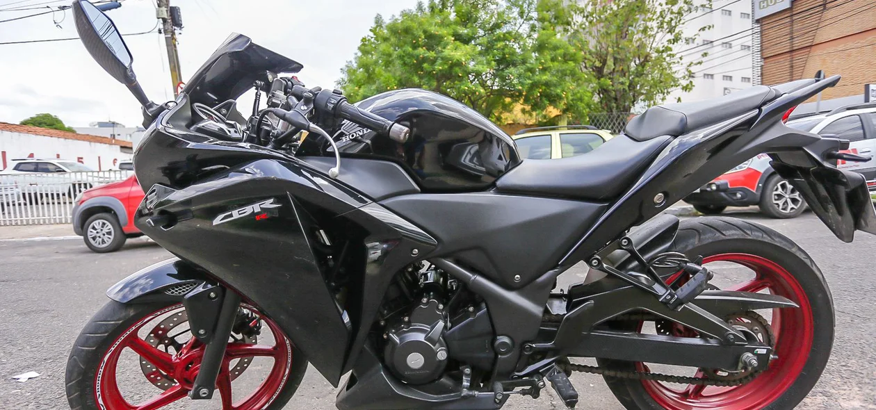 Motocicleta do acusado