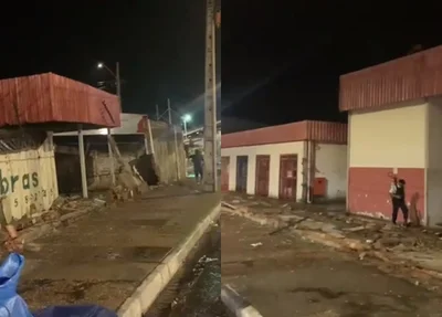 Muro da fábrica da Coca-Cola