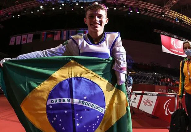 Nathan Torquato: o primeira medalhista do Parataekwondo na categoria até 61kg da classe K44.