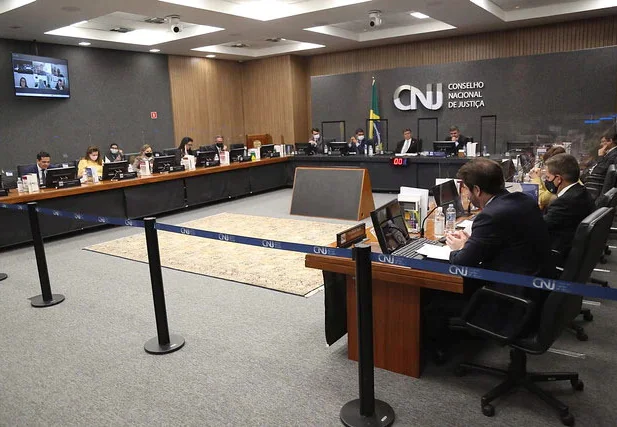 O Plenário do Conselho Nacional de Justiça, em Brasília