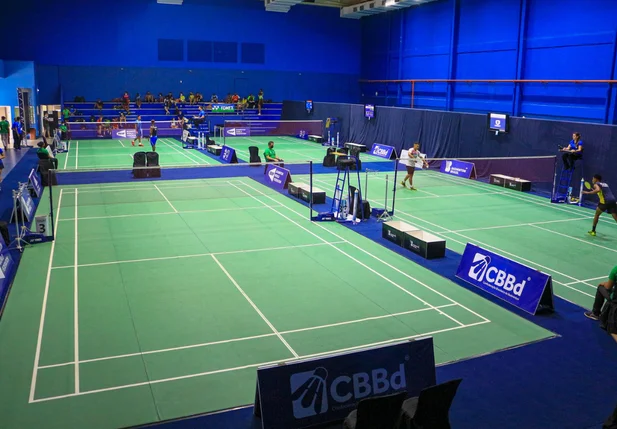 O torneio acontece no Complexo Esportivo de Badminton, na UFPI