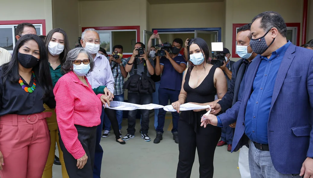 Prefeito Dr. Pessoa inaugura  CMEI Noélia Maranhão da Costa e Silva