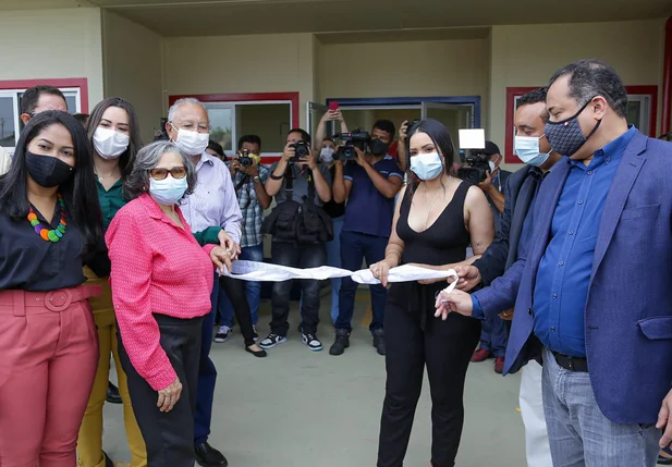 Prefeito Dr. Pessoa inaugura  CMEI Noélia Maranhão da Costa e Silva