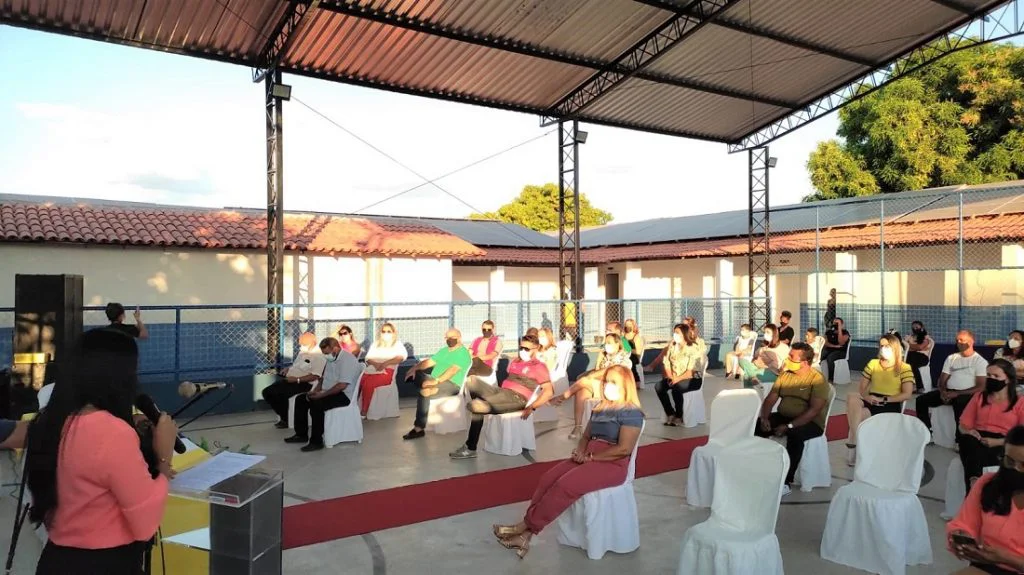 Reinauguração da Escola Municipal Eduarda
