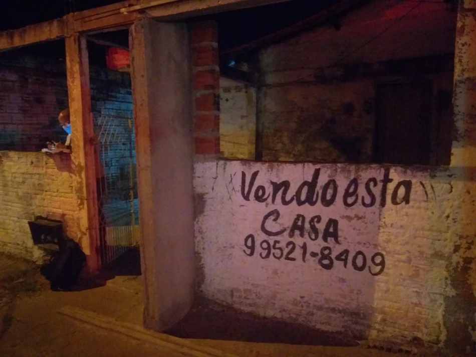 Residência onde ocorreu o homicídio