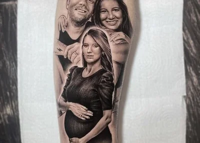 Tatuagem em homenagem a Kiki Freitas