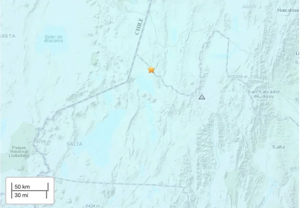 Terremoto no Norte da Argentina