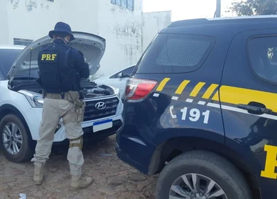Veículo apreendido pela PRF em Timon