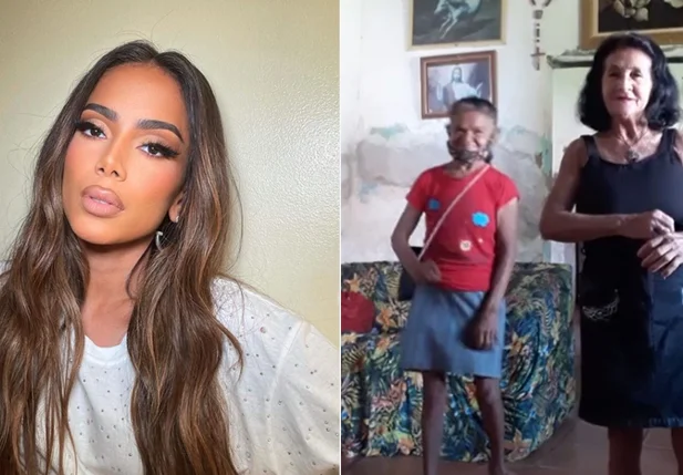 Anitta compartilhou vídeo de piauiense