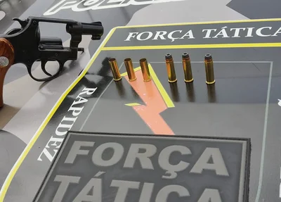Arma apreendida pela Polícia Militar do Piauí