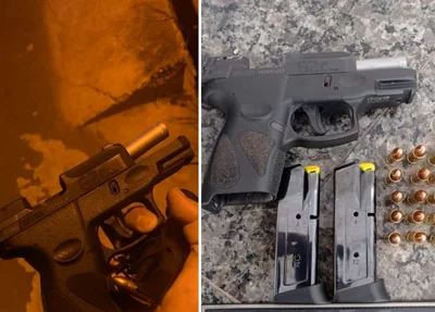 Armas apreendidas pela PM em Timon