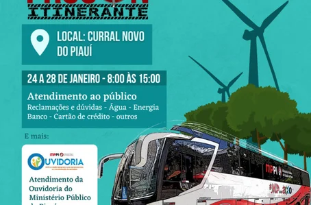 Atendimento do Procon e da Ouvidoria Itinerante em Curral Novo do Piauí