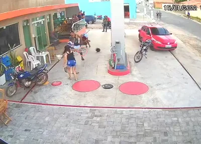 Briga em conveniência do posto Broder Ville deixa dois feridos neste sábado (15) em Parnaíba