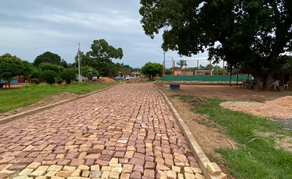 Calçamento no município