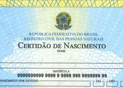 Certidão de nascimento