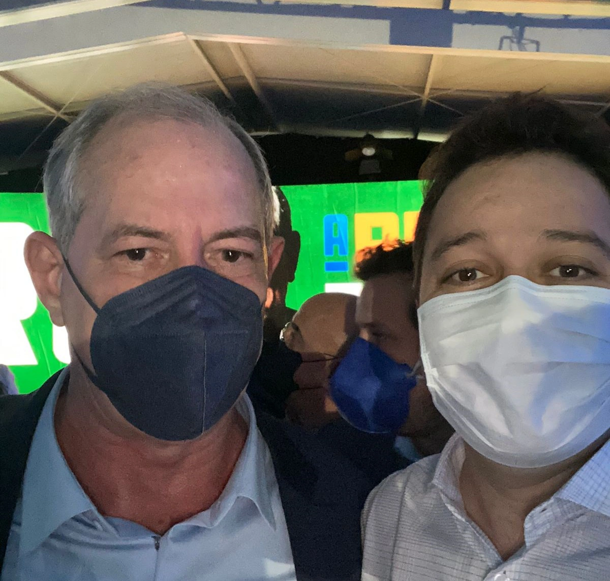 Ciro Gomes e Evandro Hidd